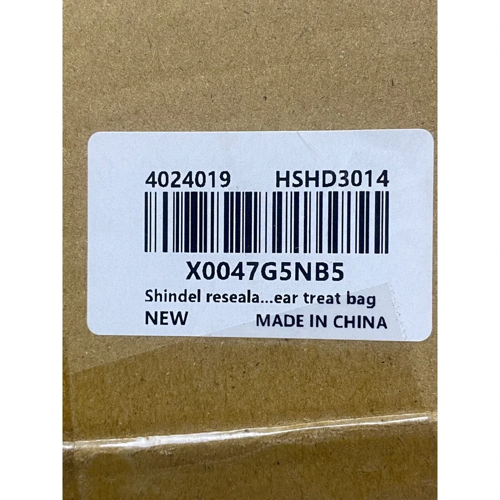 15 Piece Holographic Mylar Foil Bag Resealable Zip‎ Pouch Packaging Clear Front